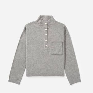 Everlane: The Recashmere Button Mockneck